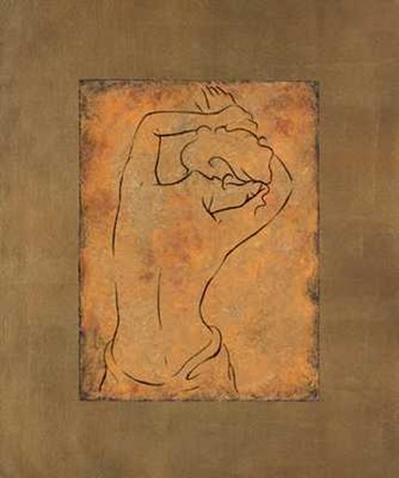 Framed Dan Bennion - Etude de Femme I Size 19.75x23.75 Print