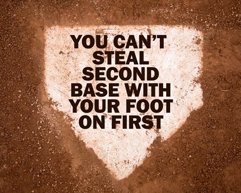 Framed Second Base Print