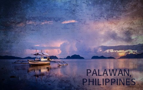 Framed Palawan&#39;s Water Print