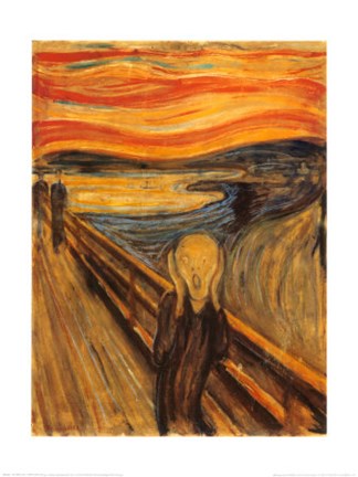 Framed Scream, c.1893 Print