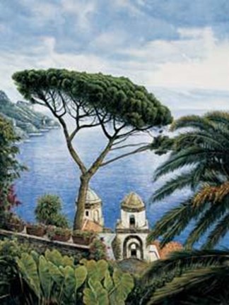 Framed Amalfi Coast Print
