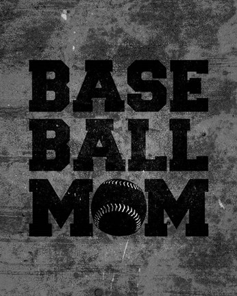 Framed Baseball Mom Print