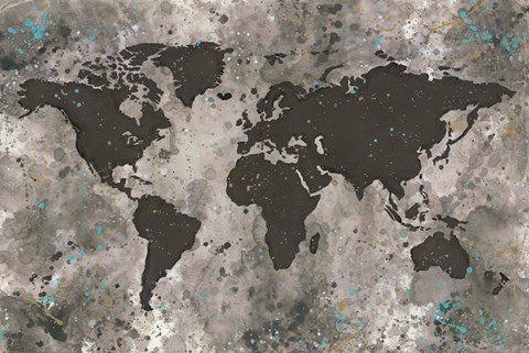 Framed Beautifully Messy World Print