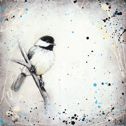 Framed Chickadee Print