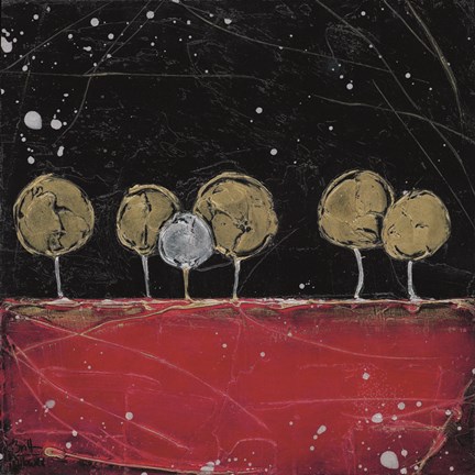 Framed Crimson Eve Print