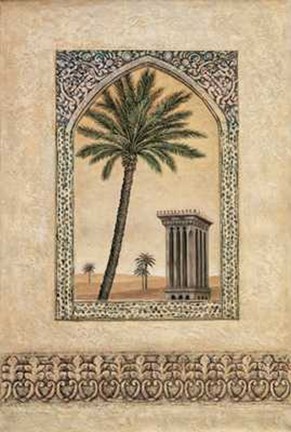 Framed Desert Wind I Print