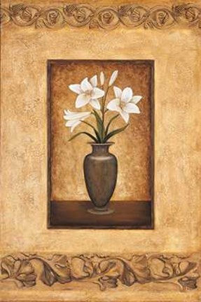 Framed Tuscan Still Life I Print