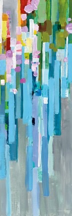 Framed Rainbow of Stripes II Print