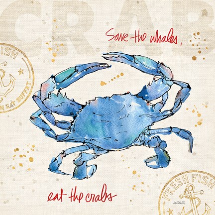 Framed Coastal Catch II Print