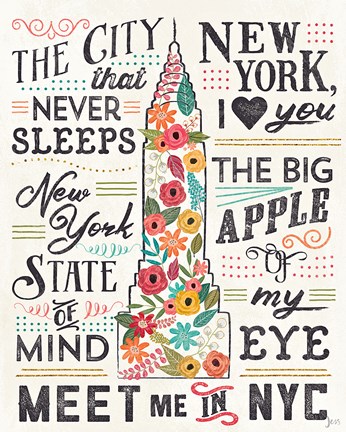 Framed Travel Blossoms II Light Print