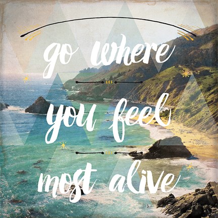 Framed Sea View I Print