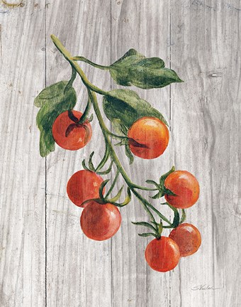 Framed Market Vegetables IV Print