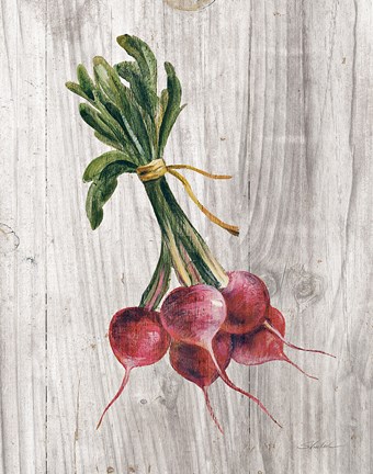 Framed Market Vegetables III Print