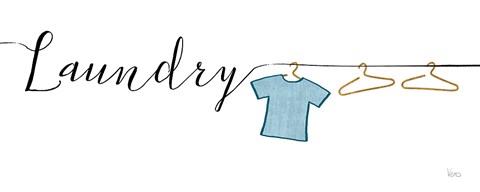 Framed Wash and Dry I Print