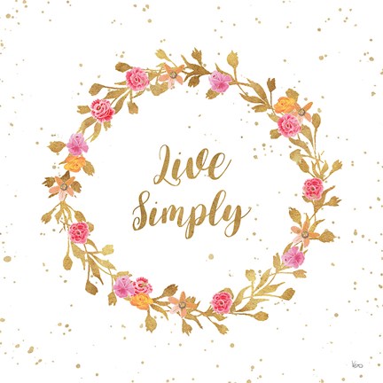 Framed Say it Simply I Print