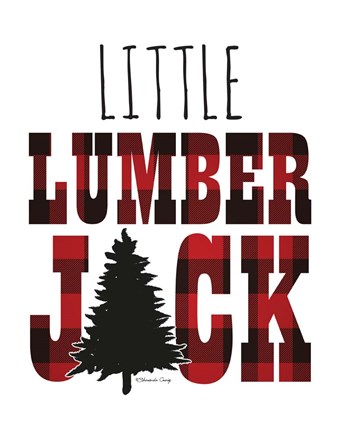 Framed Little Lumberjack Print