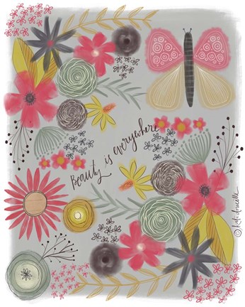 Framed Beauty is Everywhere Print