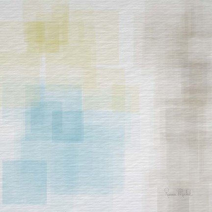 Framed White Abstract II Print