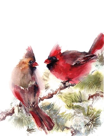 Framed Cardinals II Print