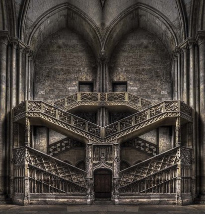 Framed Tribute To Escher Print