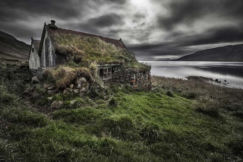 Framed Turf And Stones Print