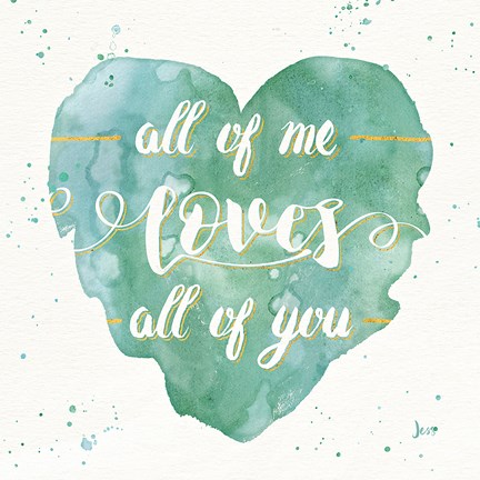 Framed Happy Hearts I Print