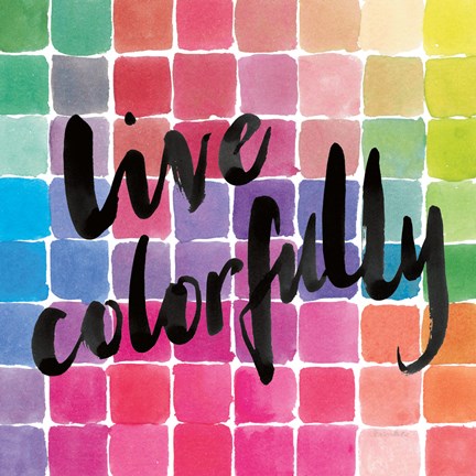 Framed Color Quotes II Print