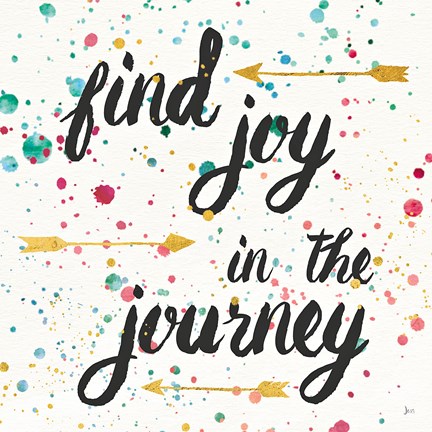 Framed Think Happy I Print