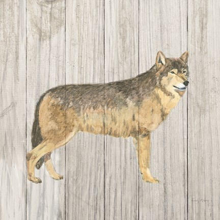 Framed Natural Majesty IV v2 on Wood Print