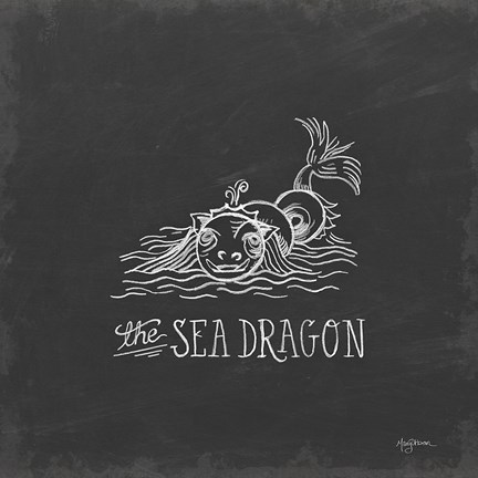 Framed Mythical Map V Print