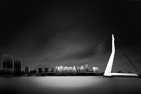 Framed Erasmus Bridge Rotterdam Print