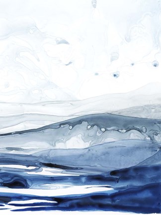 Framed Azure Arctic II Print