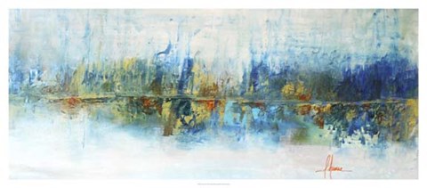 Framed Aqua Azul Print