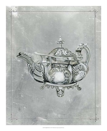 Framed English Silver IV Print