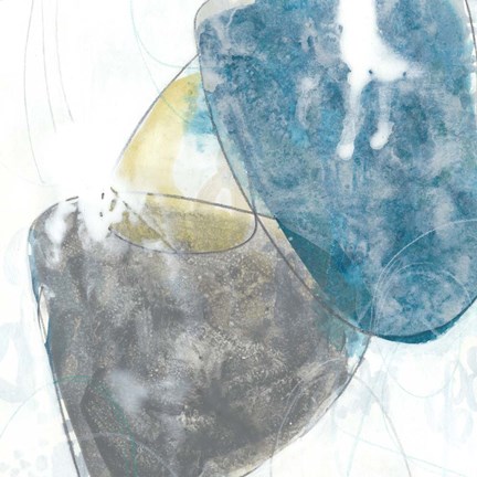 Framed Stone Sweep I Print