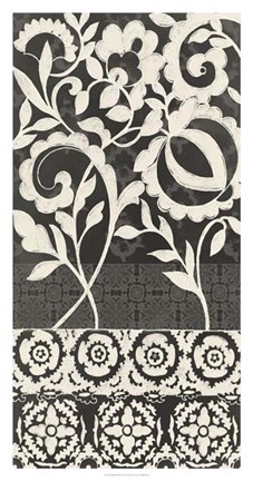 Framed Midnight Batik II Print