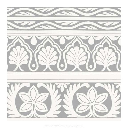 Framed Ornamental Detail II Print