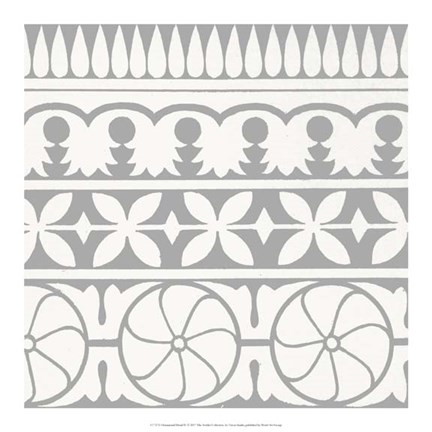 Framed Ornamental Detail IV Print