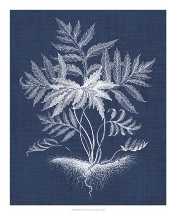 Framed Foliage Chintz IV Print