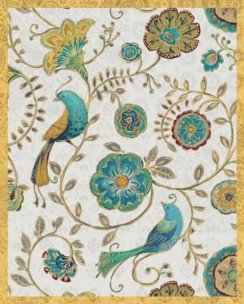 Framed Bohemian Wings III Print