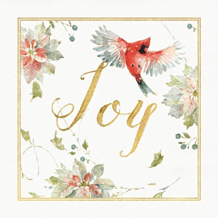 Framed Dancing Bird II Print