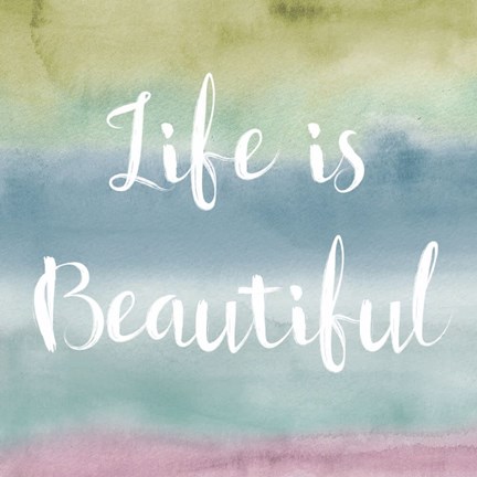 Framed Rainbow Seeds Painted Pattern XIV Cool Life Print