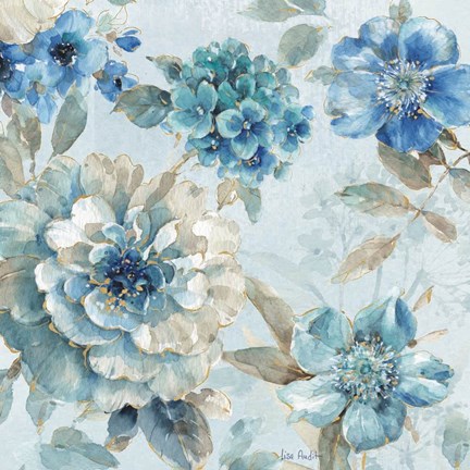 Framed Indigold IX Print