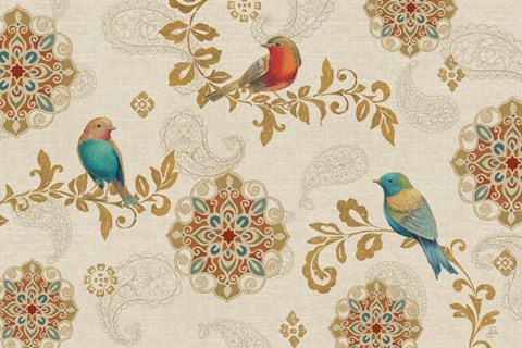 Framed Bird Rainbow IA Print