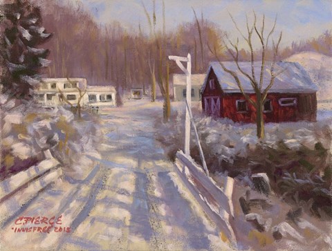 Framed Coming Into Winter Print