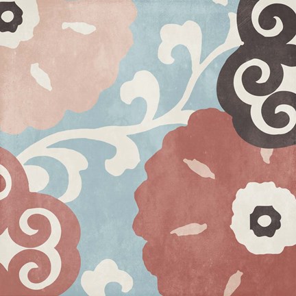 Framed Umbrella Skies III Print