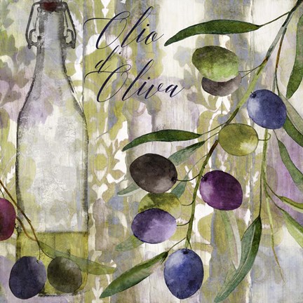 Framed Colors Of Tuscany I Print