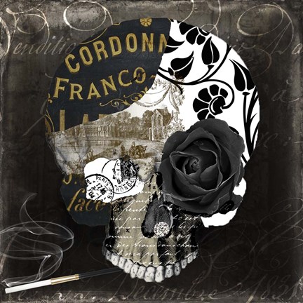 Framed Paris Halloween II Print