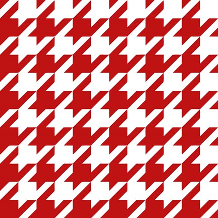 Framed Xmas Houndstooth 2 Print