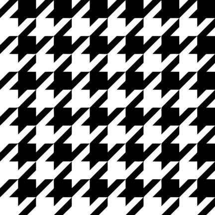 Framed Xmas Houndstooth 6 Print